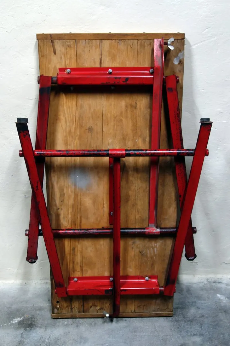 Pamono Vintage French Virax Workbench, 1960s> Worktables & Workbenches