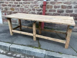 Pamono Vintage French Workshop Table> Worktables & Workbenches
