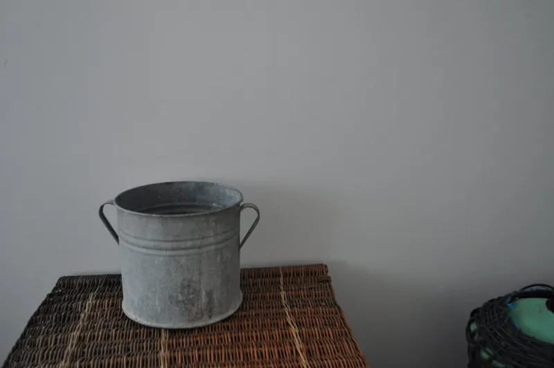 Pamono Vintage Galvanized Zinc Planter, 1950s> Planters And Jardiniere