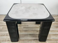 Pamono Vintage Game Table in Grey Fabric attributed to Pierluigi Molinari for Pozzi Milano, 1970s><noscript><img width=