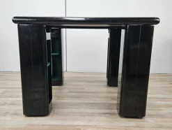 Pamono Vintage Game Table in Grey Fabric attributed to Pierluigi Molinari for Pozzi Milano, 1970s><noscript><img width=