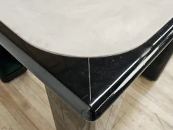Pamono Vintage Game Table in Grey Fabric attributed to Pierluigi Molinari for Pozzi Milano, 1970s><noscript><img width=
