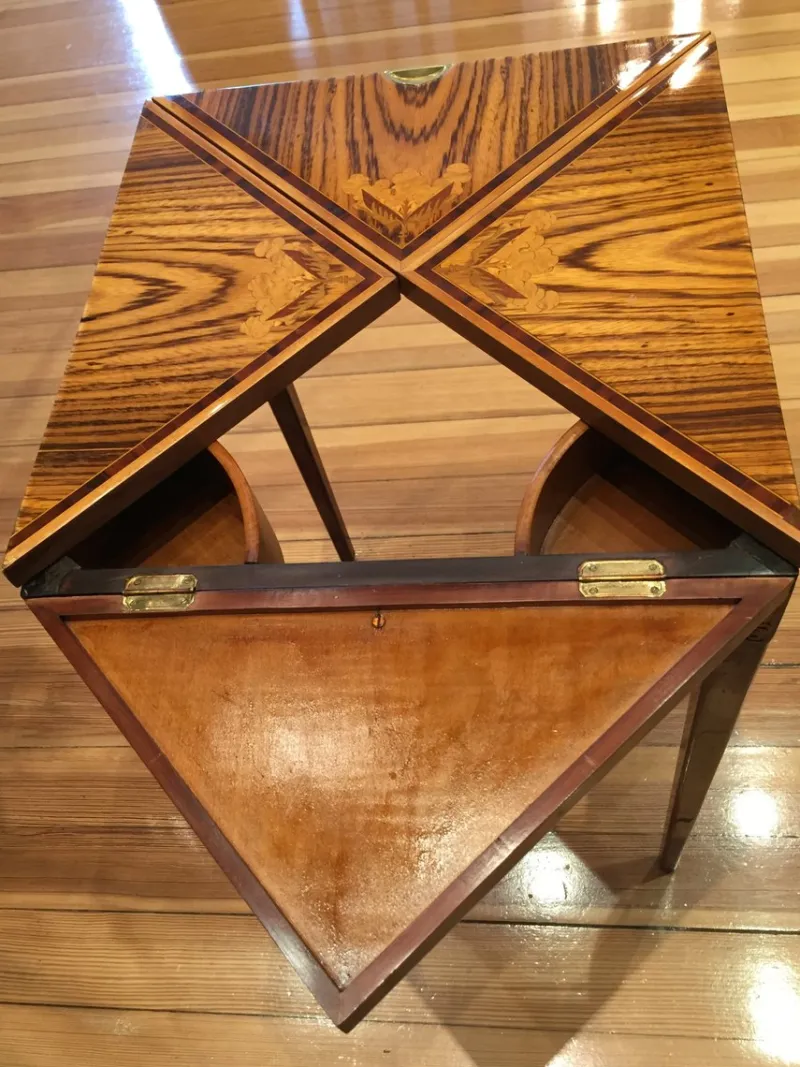 Pamono Vintage Games Table from Gallé> Game Tables