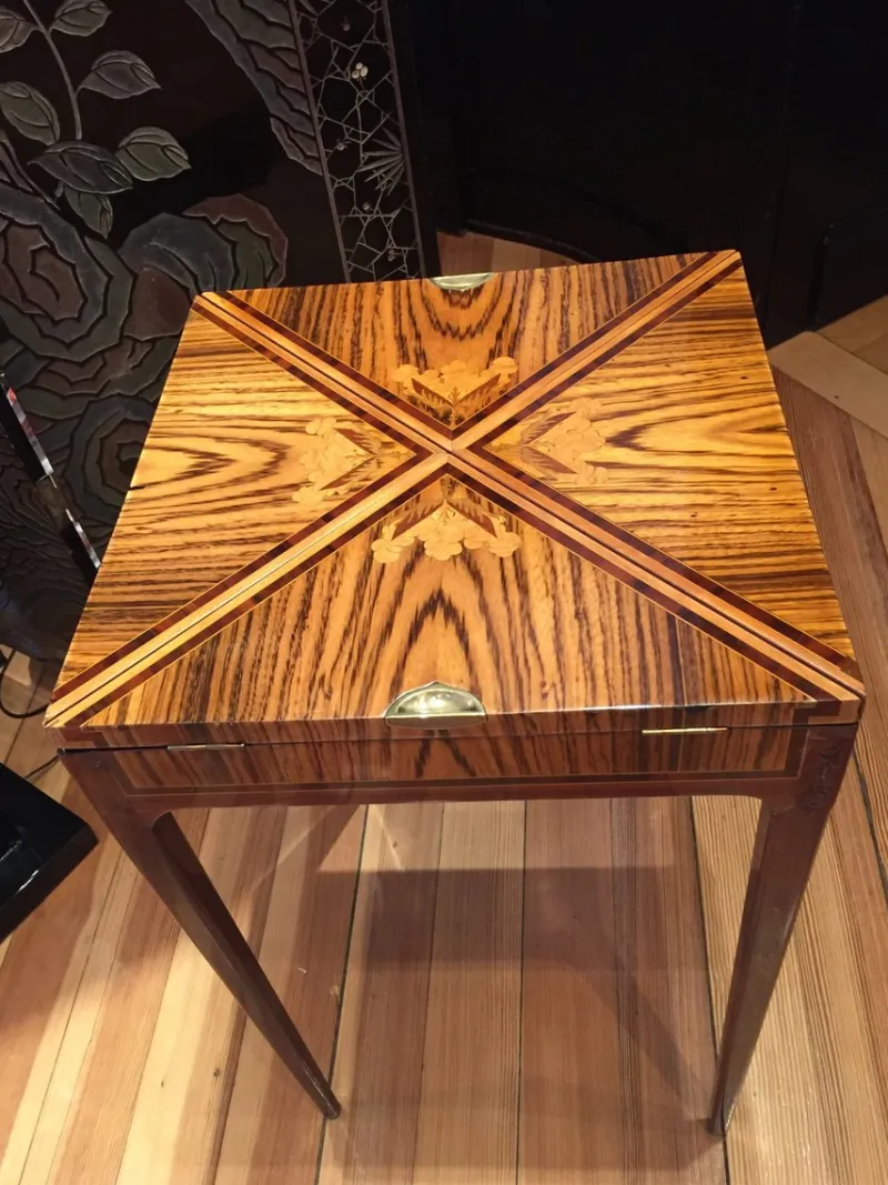 Pamono Vintage Games Table from Gallé> Game Tables