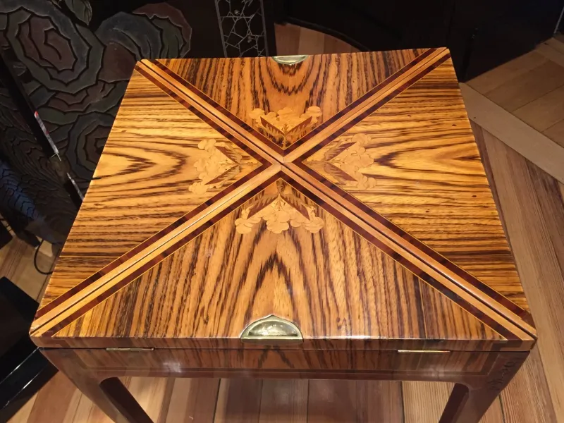Pamono Vintage Games Table from Gallé> Game Tables