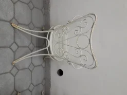 Pamono Vintage Garden Chairs in Iron, 1950s, Set of 4><noscript><img width=