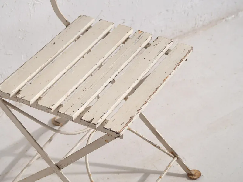 New Pamono Vintage Garden Folding Chairs, 1920, Set of 4