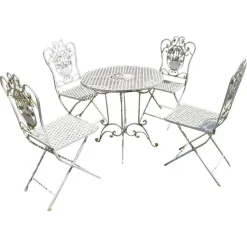 Pamono Vintage Garden Furniture Set, 1960s, Set of 5> Garden Seating