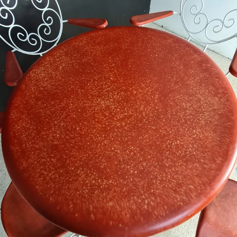 Pamono Vintage Garden Furniture, 1960s, Set of 5> Garden Tables