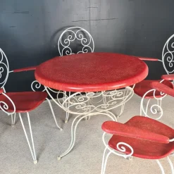 Pamono Vintage Garden Furniture, 1960s, Set of 5><noscript><img width=