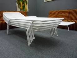 Pamono Vintage Garden Lounger attributed to Erlauer Drahtwerke, 1950s><noscript><img width=