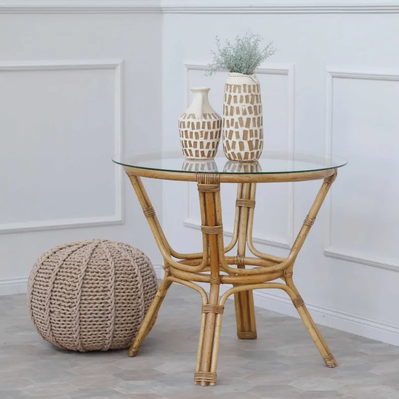Outlet Pamono Vintage Garden Table in Bamboo