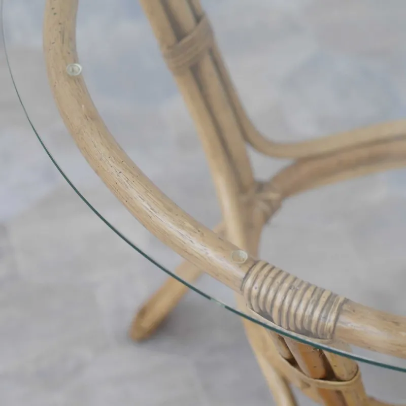 Outlet Pamono Vintage Garden Table in Bamboo