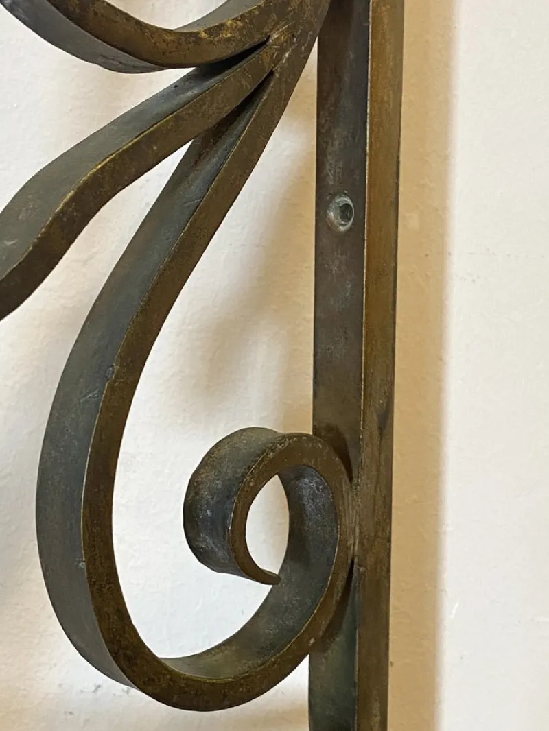 Pamono Vintage Gate in Wrought Iron, 1970s, Set of 2> Room Dividers & Screens
