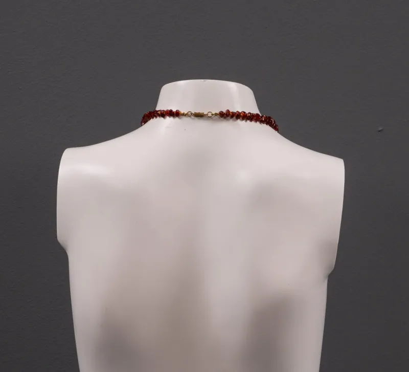 Clearance Pamono Vintage Gemstone Amber Necklace, 1960s