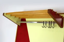 Best Pamono Vintage Geometric Coat Rack from Drevokov Blatna, 1970s