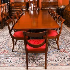 Discount Pamono Vintage George III Style Pedestal Dining Table