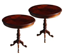 Discount Pamono Vintage Geridon Tables, 1940s, Set of 2