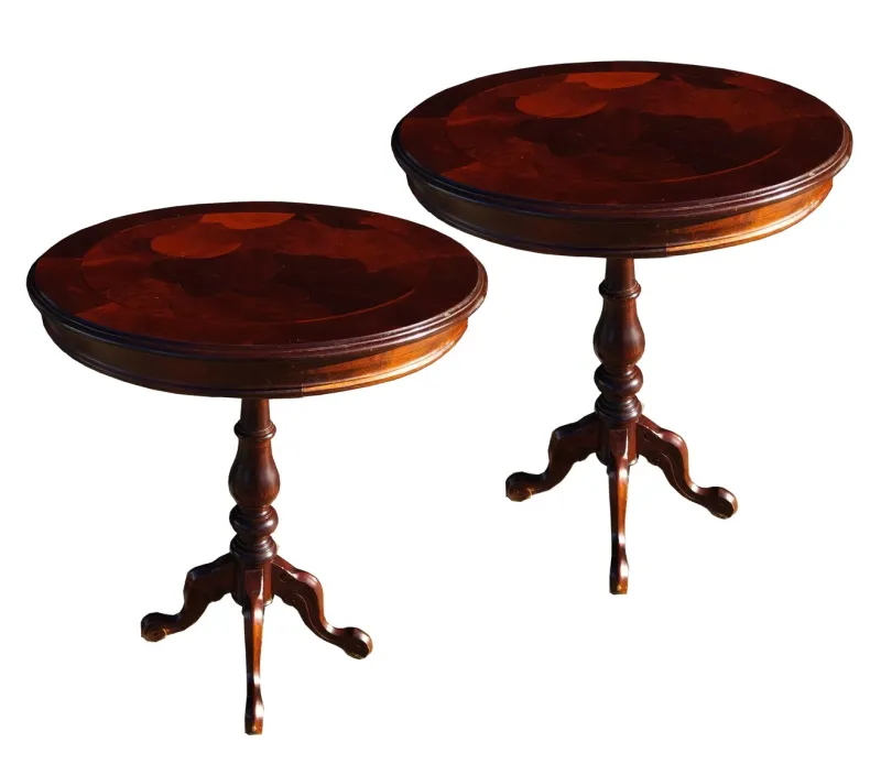 Discount Pamono Vintage Geridon Tables, 1940s, Set of 2