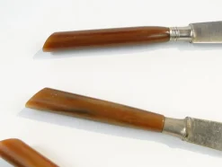 Pamono Vintage German Bakelite Knives, 1950s, Set of 6><noscript><img width=