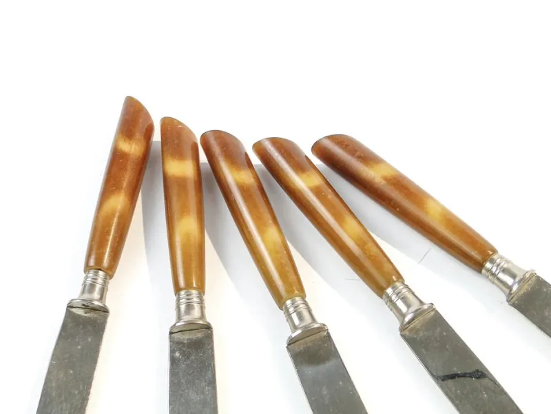 Clearance Pamono Vintage German Bakelite Knives, 1950s, Set of 5