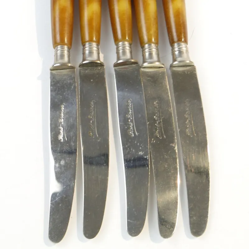 Clearance Pamono Vintage German Bakelite Knives, 1950s, Set of 5
