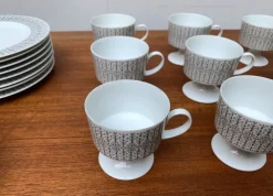 Pamono Vintage German Composition Secunda Grau Coffee Service by Tapio Wirkkala for Rosenthal, Set of 28><noscript><img width=