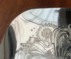 Pamono Vintage German Floral Metal Plate from WMF><noscript><img width=