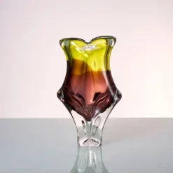 Hot Pamono Vintage German Glass Vase by Joska Kristal, 1970s