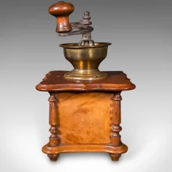 Pamono Vintage German Manual Coffee Grinder in Oak, 1930><noscript><img width=
