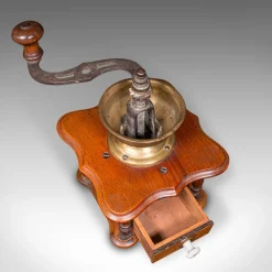 Pamono Vintage German Manual Coffee Grinder in Oak, 1930><noscript><img width=