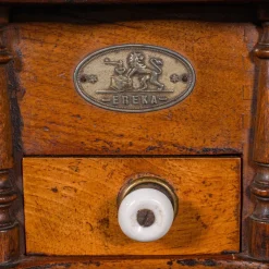 Pamono Vintage German Manual Coffee Grinder in Oak, 1930><noscript><img width=