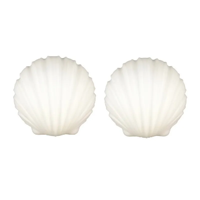 Outlet Pamono Vintage German Opaline Glass Shell-Shaped Wall Lights from Limburg, 1970s, Set of 2
