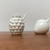 Discount Pamono Vintage German Porcelain Jam Pot with Lid and Spoon from Krömer Porzellan, 1970s, Set of 2