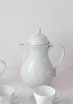 Discount Pamono Vintage German White Coffee from Hutschenreuther, 1950s, Set of 22