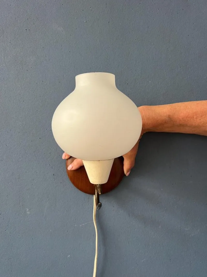 Pamono Vintage Glass Bubble Wall Sconce
