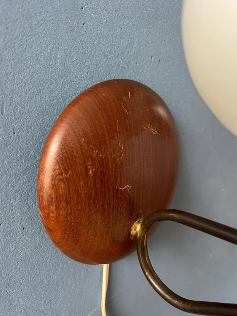 Pamono Vintage Glass Bubble Wall Sconce