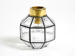 Pamono Vintage Glass Ceiling Lamp from Limburg, 1970s><noscript><img width=