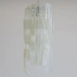 Pamono Vintage Glass Chandelier by Carlo Nason for AV Mazzega, 1960s