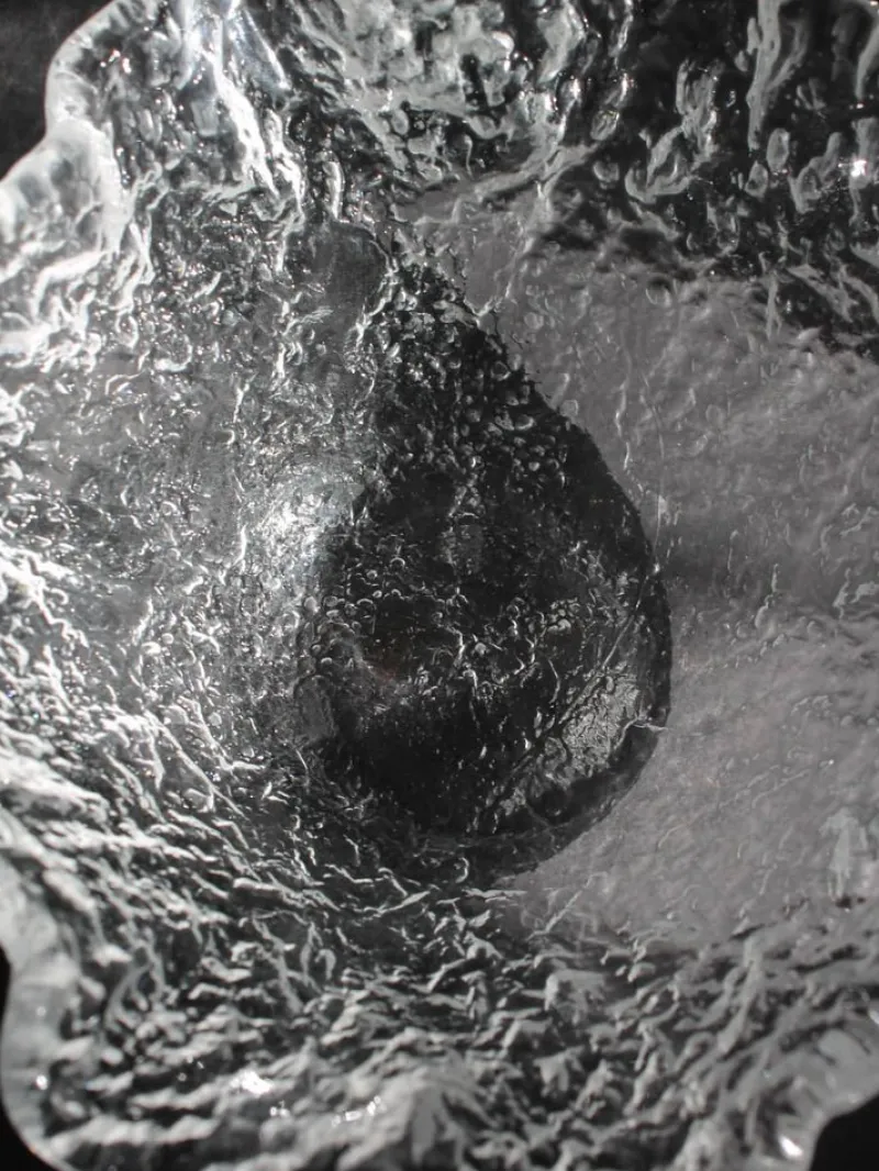 Sale Pamono Vintage Glass Decorative Bowl by Uno Westerberg for Pukeberg, 1960