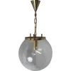 Clearance Pamono Vintage Glass Pendant Light by Kamenický Šenov, 1970s