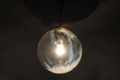 Clearance Pamono Vintage Glass Pendant Light by Kamenický Šenov, 1970s