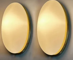 Hot Pamono Vintage Glass Sconces from Limburg, Set of 2
