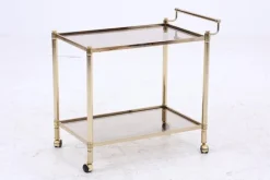 Pamono Vintage Glass Serving Cart, 1960s><noscript><img width=