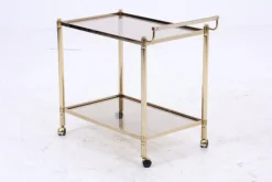 Pamono Vintage Glass Serving Cart, 1960s><noscript><img width=
