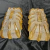 Pamono Vintage Glass Wall Lights, 1970s, Set of 2> Wall Lights & Sconces
