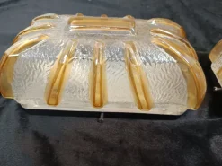 Pamono Vintage Glass Wall Lights, 1970s, Set of 2><noscript><img width=