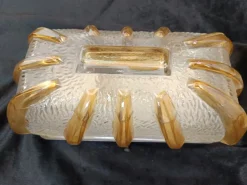 Pamono Vintage Glass Wall Lights, 1970s, Set of 2><noscript><img width=
