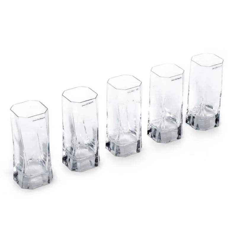 Hot Pamono Vintage Glasses by Cini Boeri for Arnolfo Di Cambio, 1970s, Set of 5