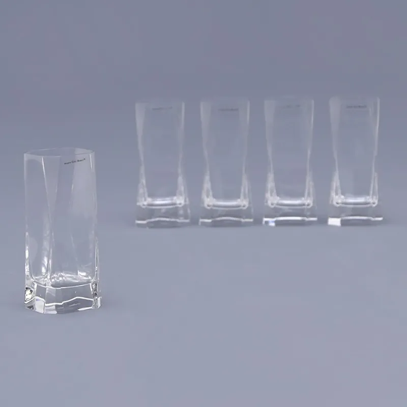 Hot Pamono Vintage Glasses by Cini Boeri for Arnolfo Di Cambio, 1970s, Set of 5